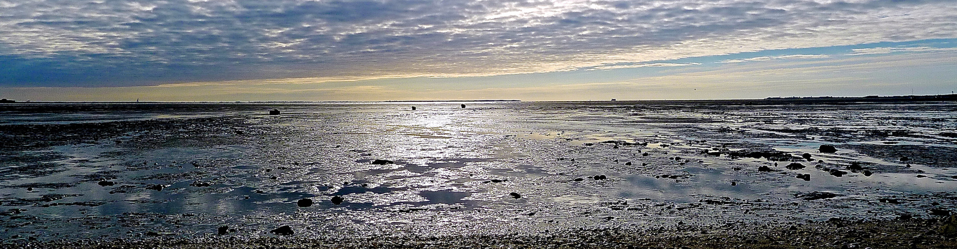 Marée basse à Fouras.