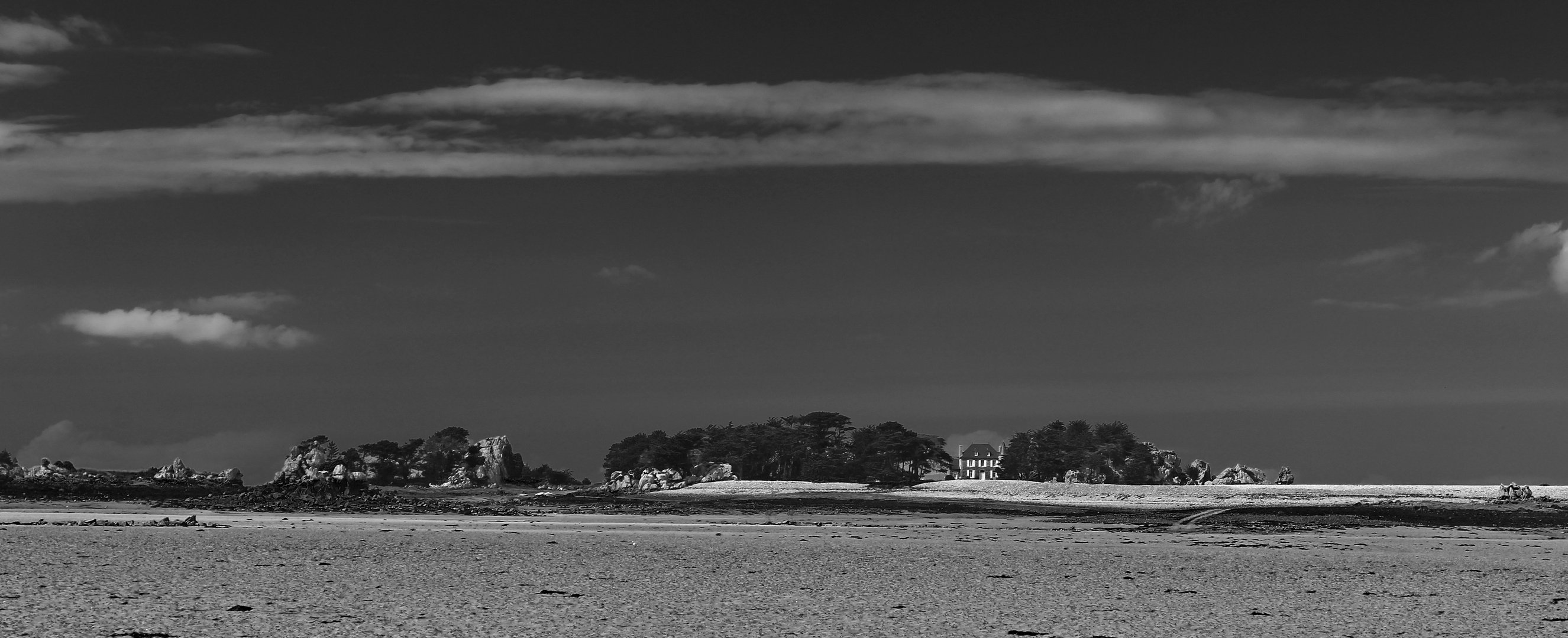 Marée basse à Illiec