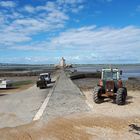 Marée basse entre Ile d'Oléron et Bassin de Marennes ...