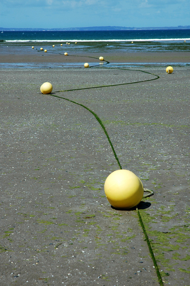 marée basse .Finistère sud.