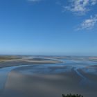 Marée basse lunaire au Mont Saint Michel