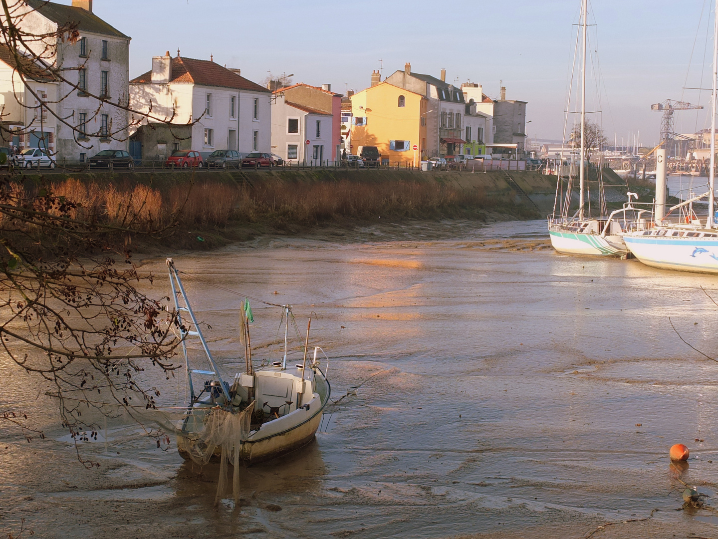 Marée basse sur la Loire