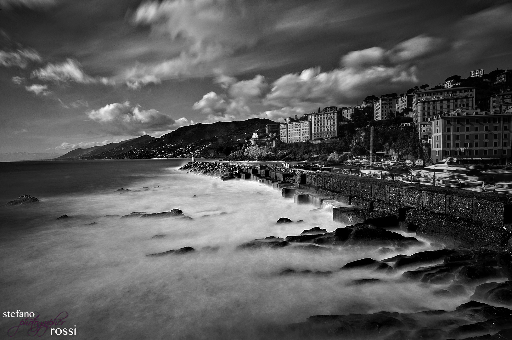 Mareggiata a Camogli