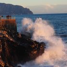 Mareggiata a Genova Nervi