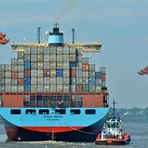 Maren Maersk nimmt Kurs Nordsee
