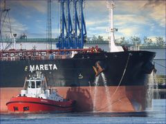  MARETA, Crude Oil Tanker, Rotterdam.