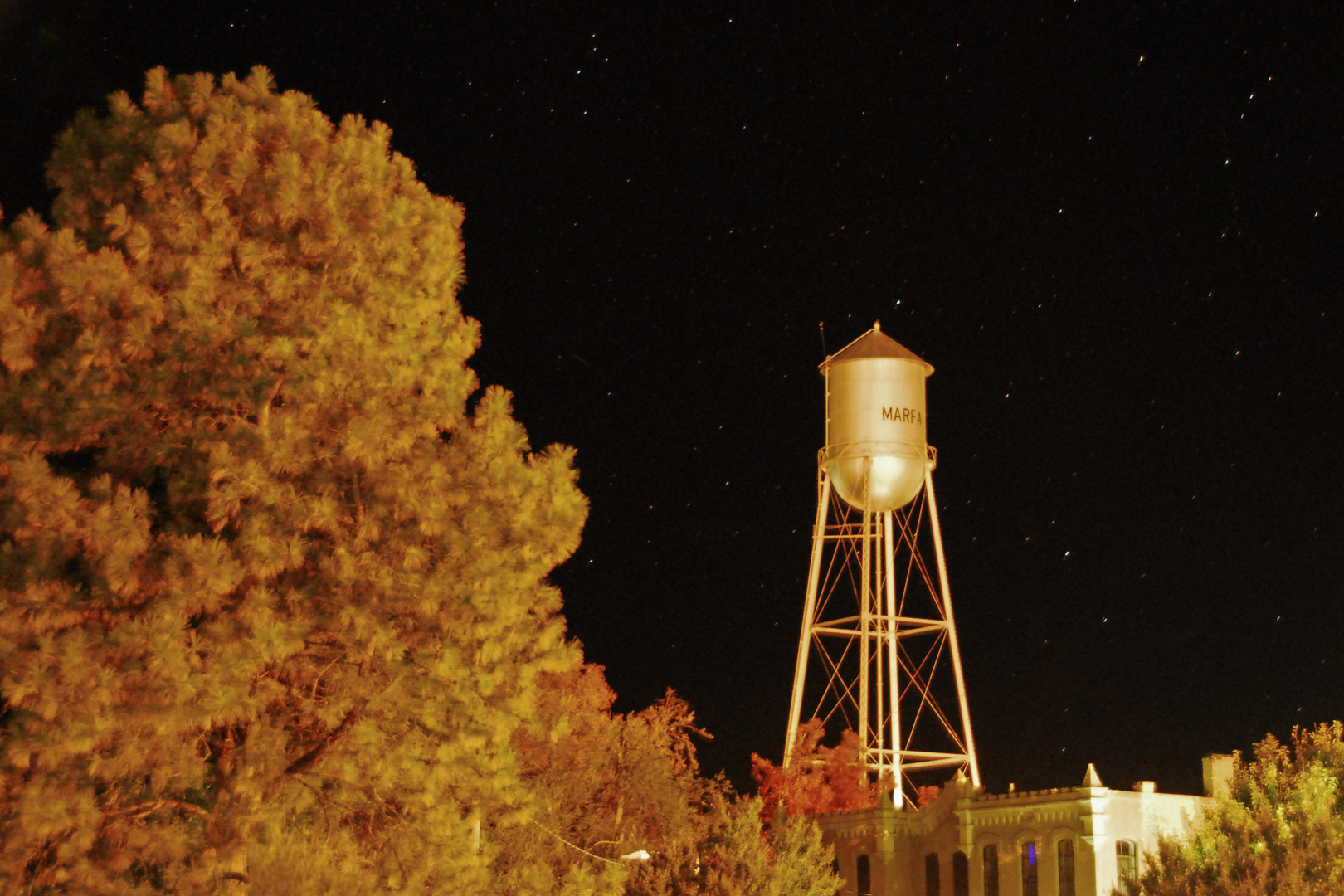 Marfa bei Nacht