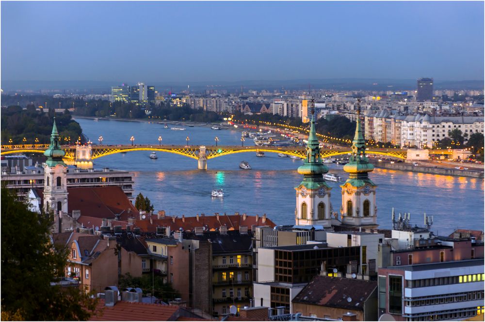 Margaretenbrücke, Budapest ...