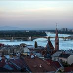 Margaretenbrücke, Budapest (abends)