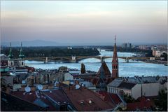 Margaretenbrücke, Budapest (abends)