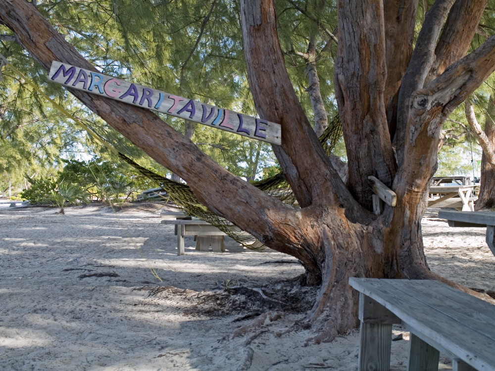 "Margaritaville" bei Chat 'n' Chill, Great Exuma, Bahamas