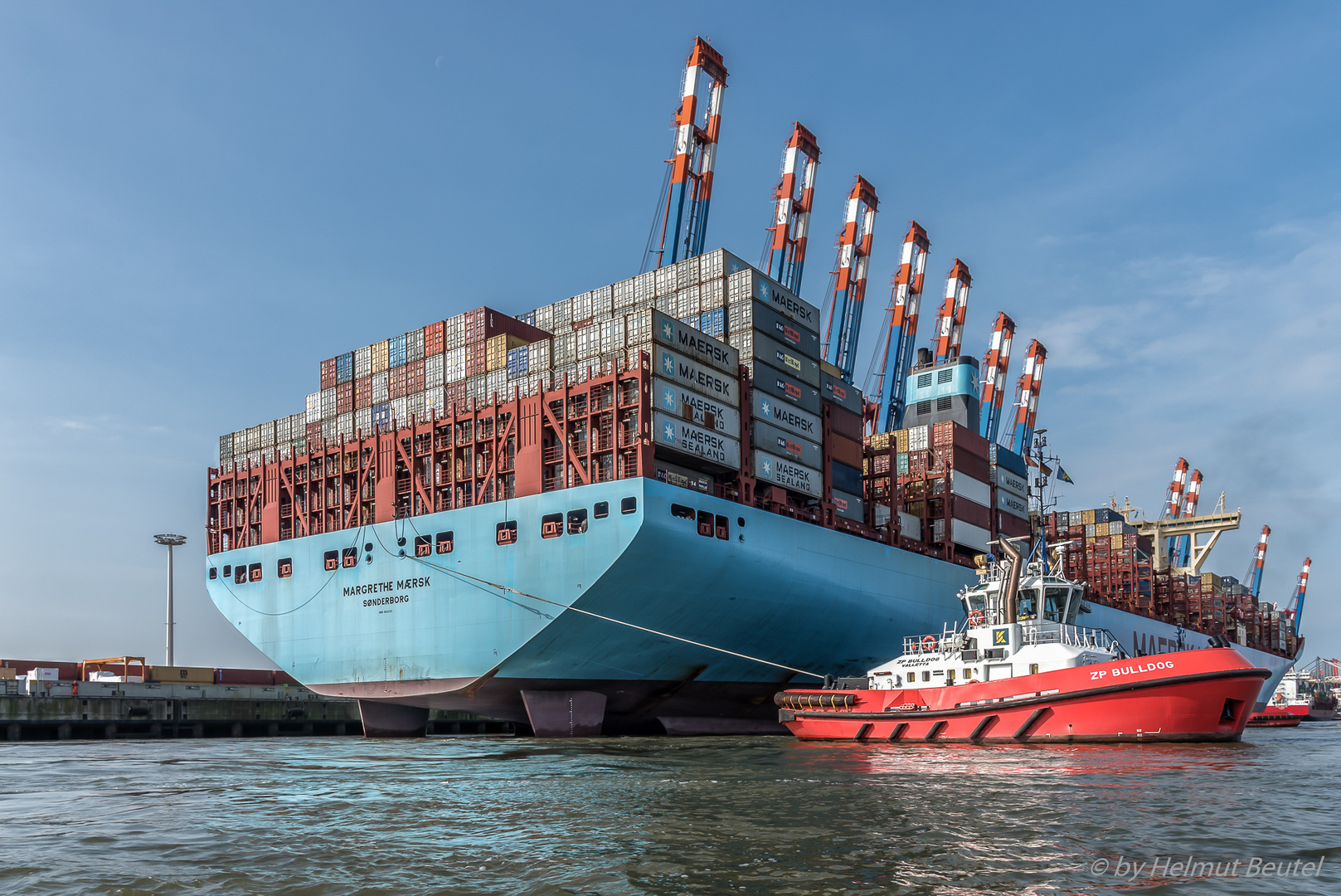 MARGRETHE MAERSK - Anlegemanöver