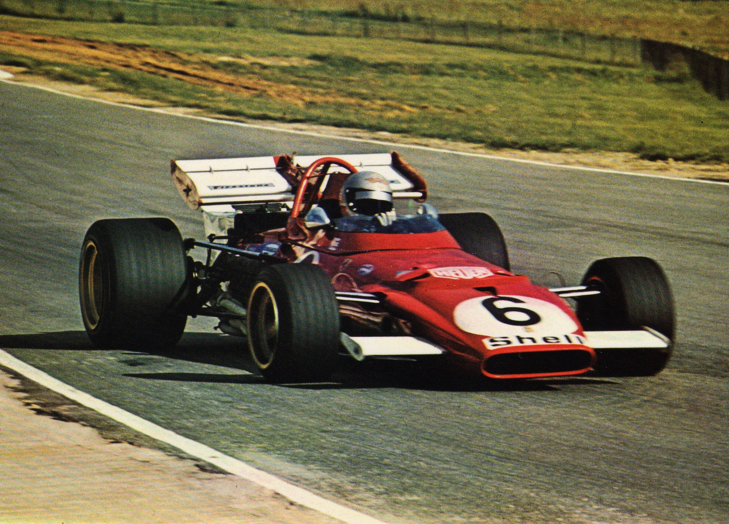 Maria Andretti auf Ferrari 312 B1