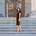 Maria auf der Treppe zum Deutschen Dom am Gendarmenmarkt von Berlin