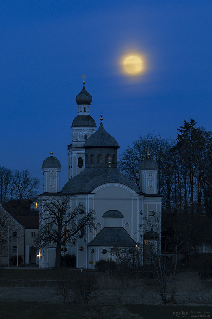 Maria Birnbaum with moon