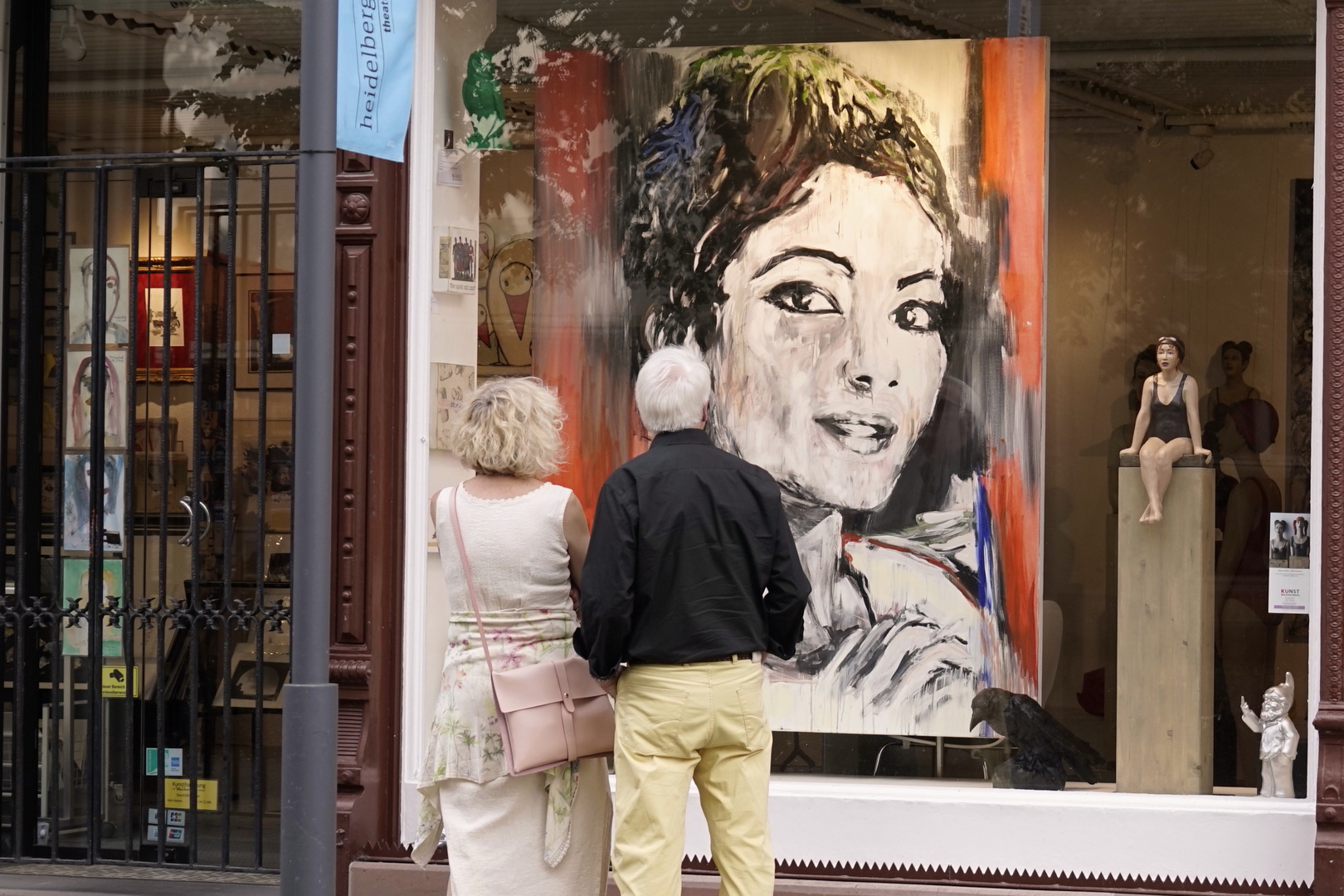 Maria Callas, Primadonna Assoluta, in Heidelberg, von Maler Christian Moll, 2013  -