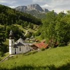 Maria Gern gegen Untersberg.