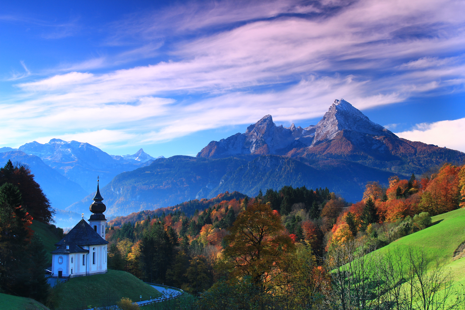 Maria Gern mit Watzmann