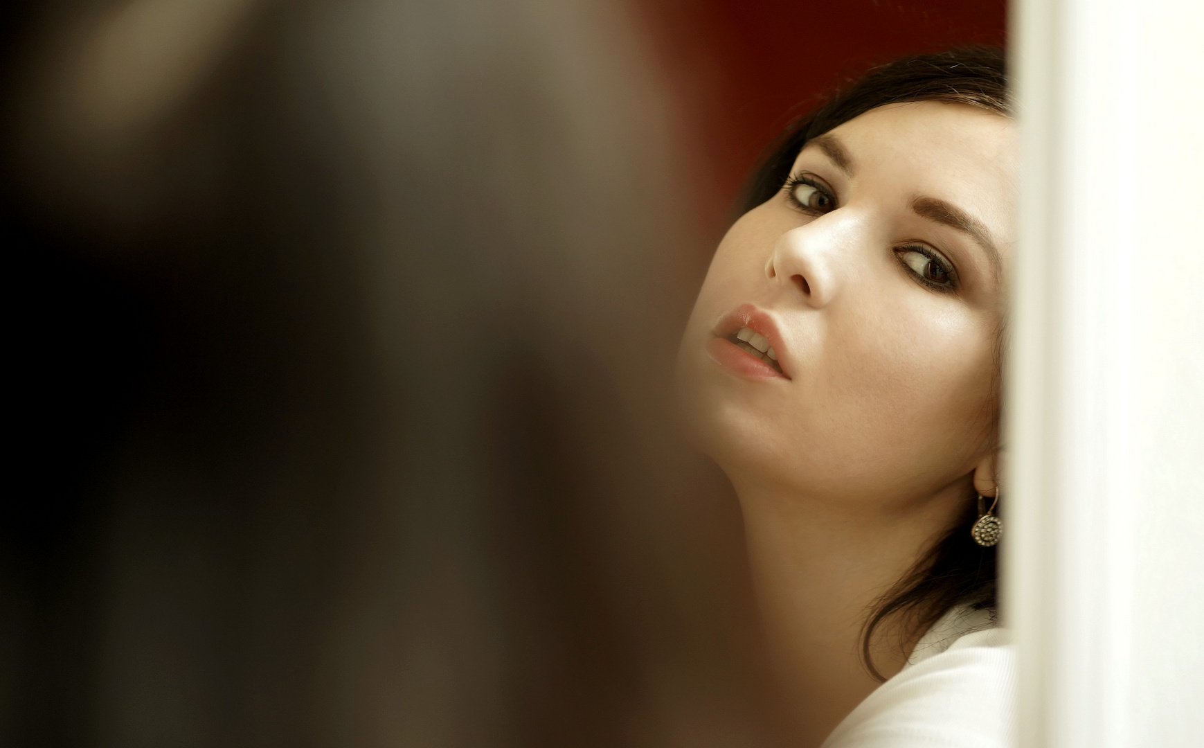 Maria im Spiegel Foto & Bild studio, indoor, portrait Bilder auf