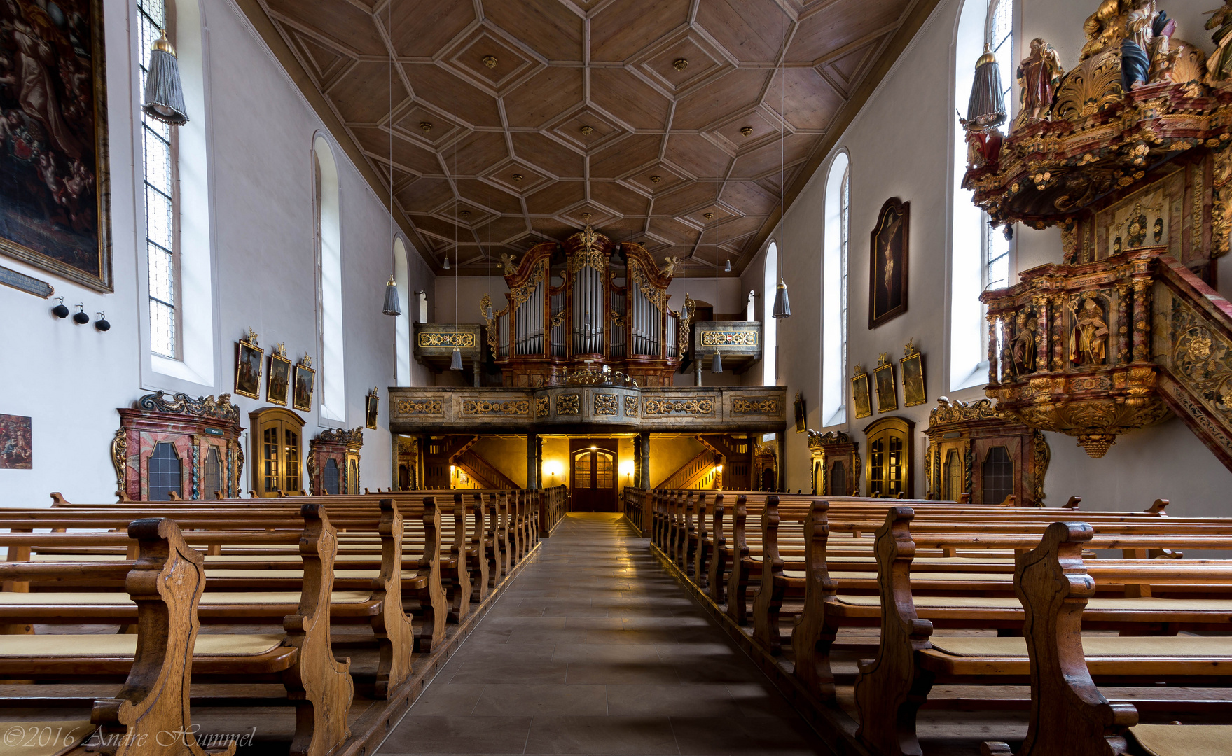 Maria in der Tann Triberg - Blick zur Orgel