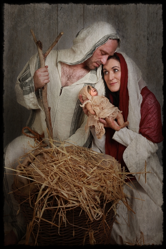Maria, Josef und der kleine Jesus