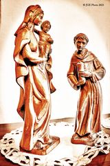 Maria mit dem Kind und der heilige Antonius von Padua
