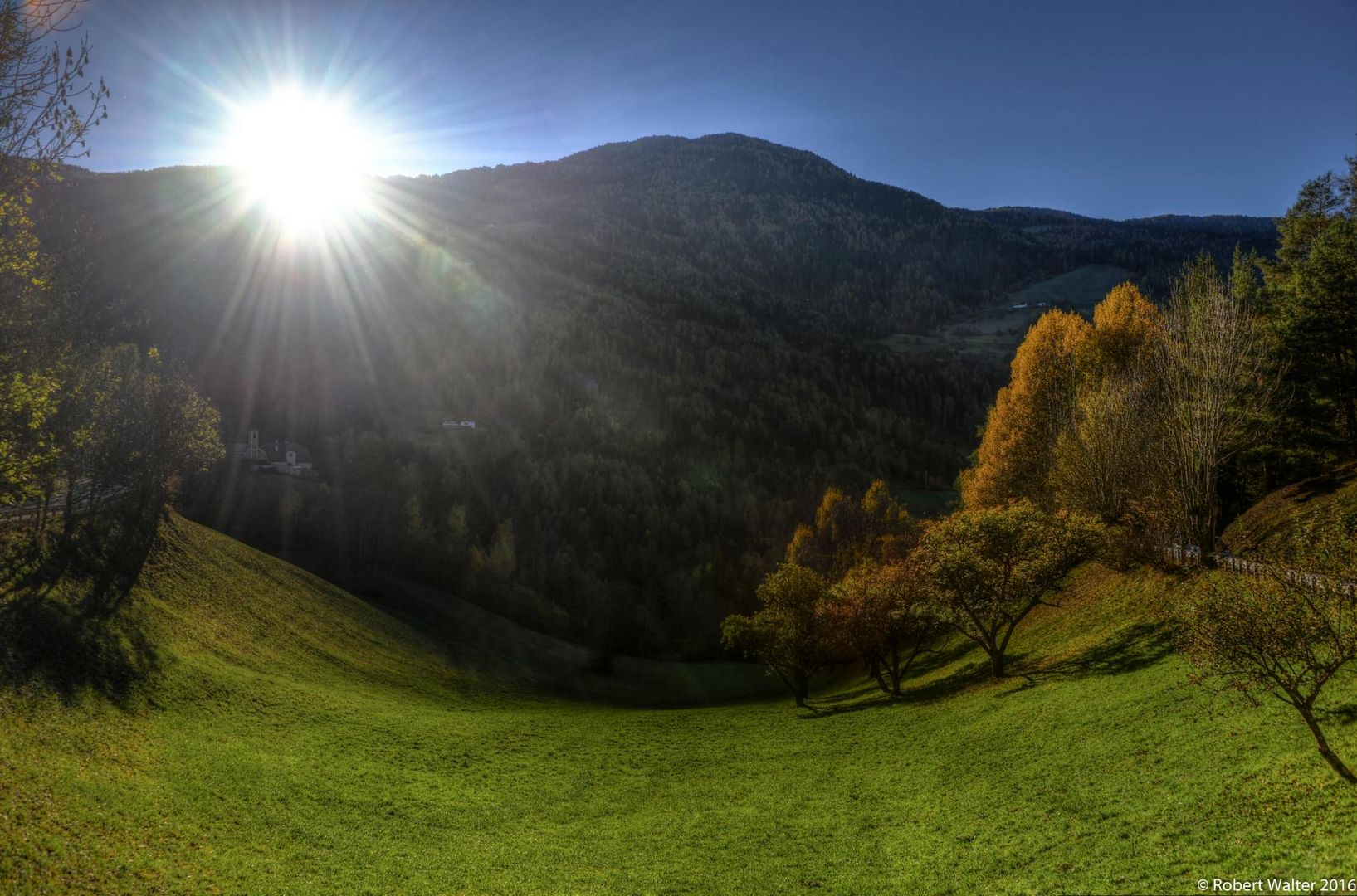 Maria Saalen Südtirol im Herbst