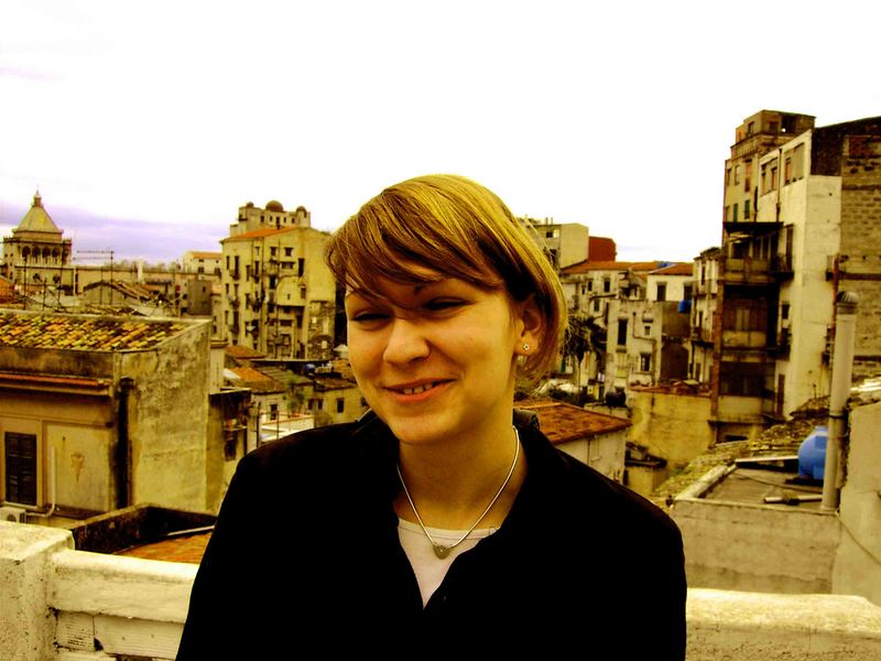 Maria über den Dächern von Palermo