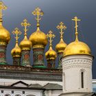 Maria Verkündigungs-Kathedrale - Moskau-Kreml vor Gewitter