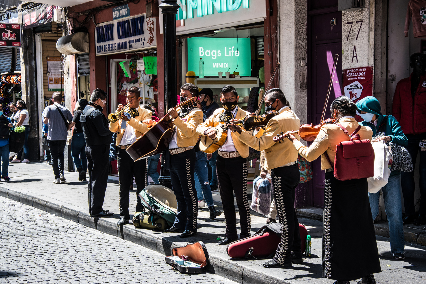 Mariachis, Mexiko-Stadt