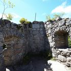  Marianenhöhe Fichtelgebirge Felsenlabyrinth Felsen mit blauen himmel