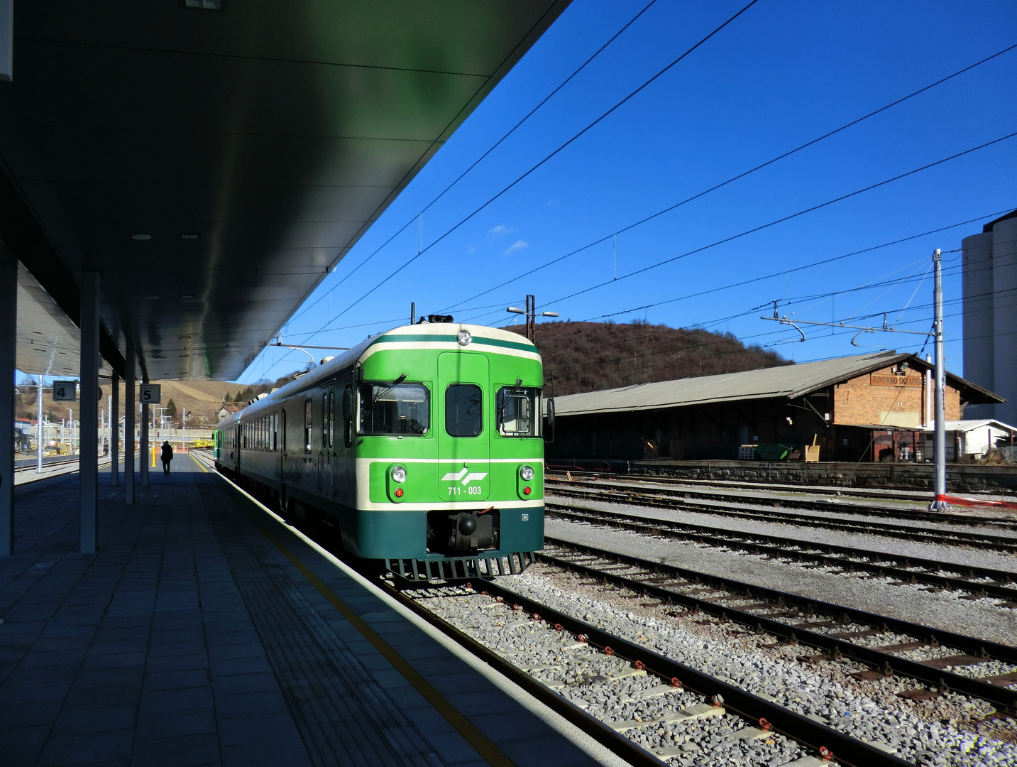 Maribor der Mittagsregionalzug nach Spielfeld