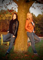 Marie und Anne im Herbst