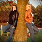 Marie und Anne im Herbst