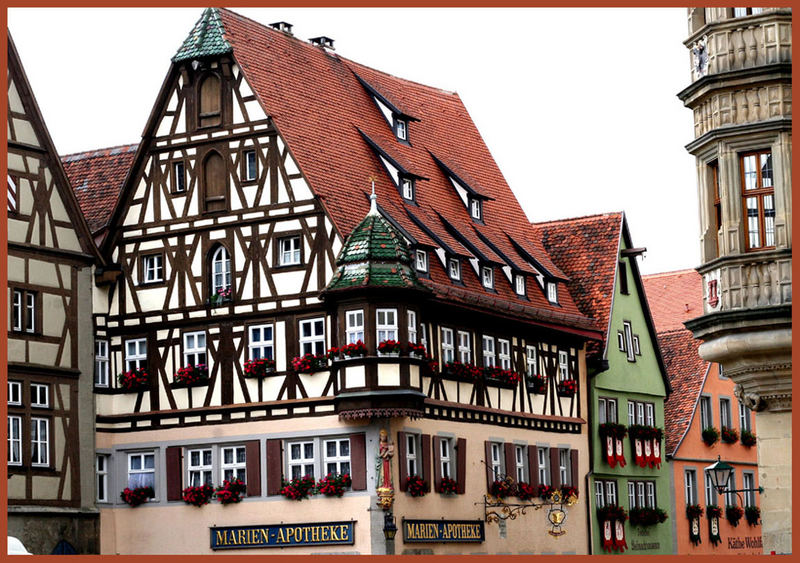 Marien-Apotheke in Ochsenfurt, nein in Rothenburg ob der Tauber