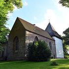 Marien-Kirche und Friedhof mit Aussicht