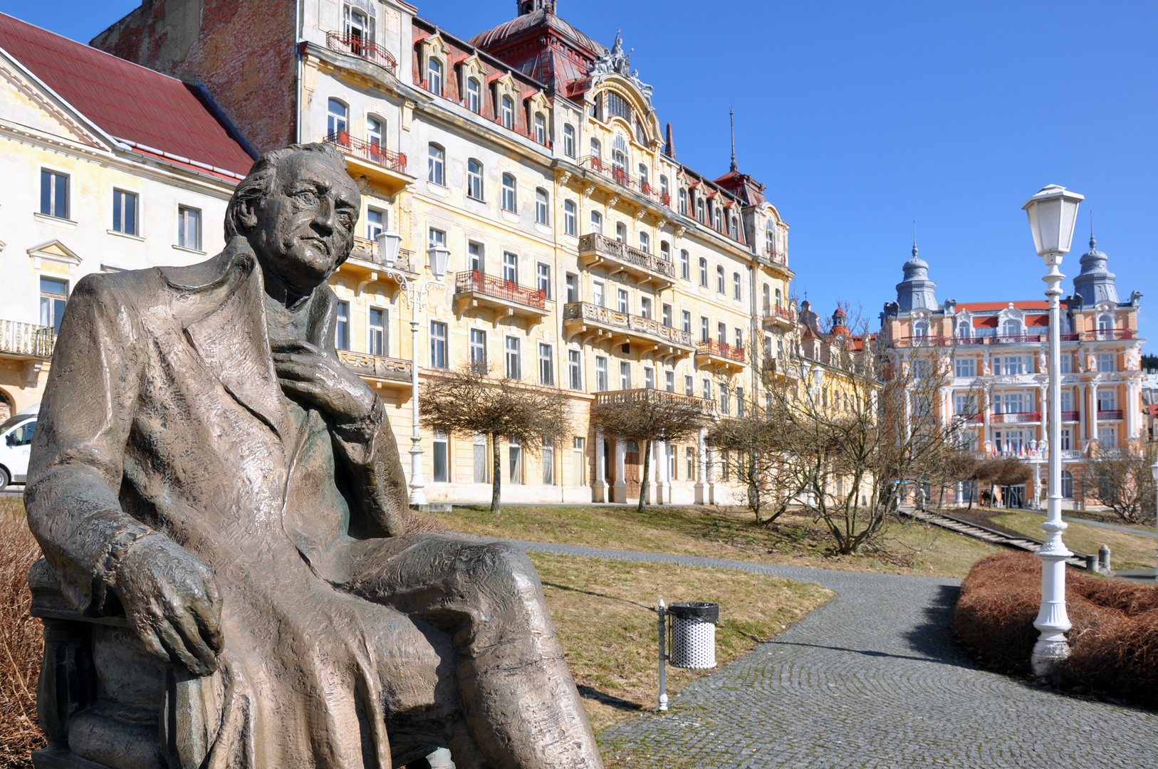 Marienbad (Marianske Lazne), Goethe Statue