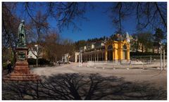 Marienbad - Neue Kolonnade mit singendem Brunnen