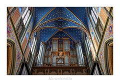 Marienbasilika (Kevelaer) " Blick, zur Orgel aus meiner Sicht .."