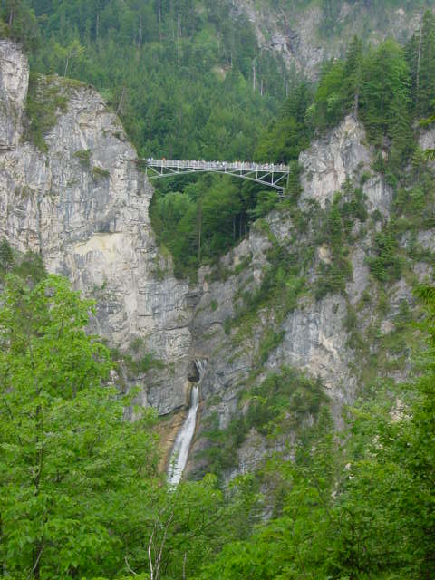 Marienbrücke über der Pöllatschlucht