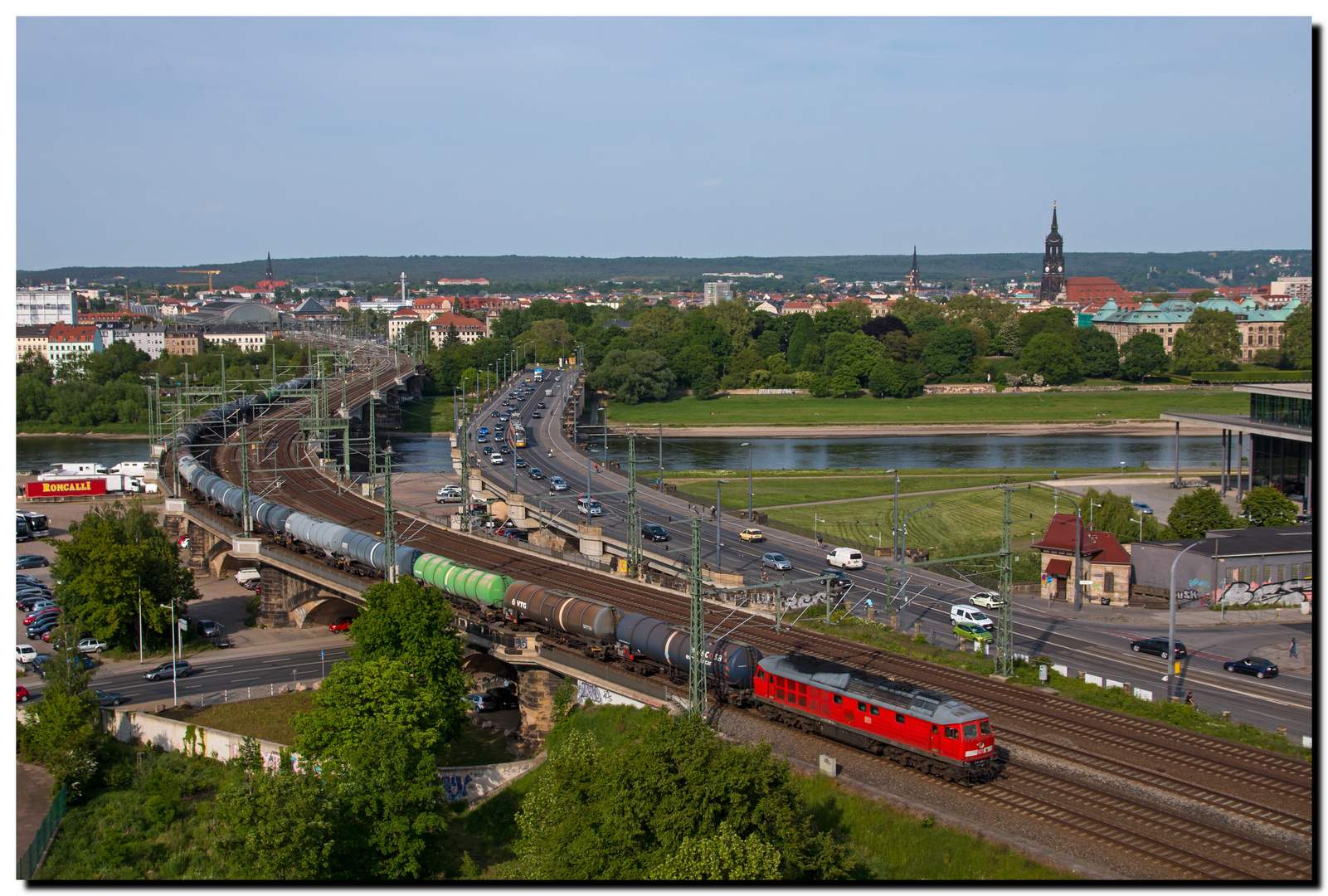 Marienbrücke von oben