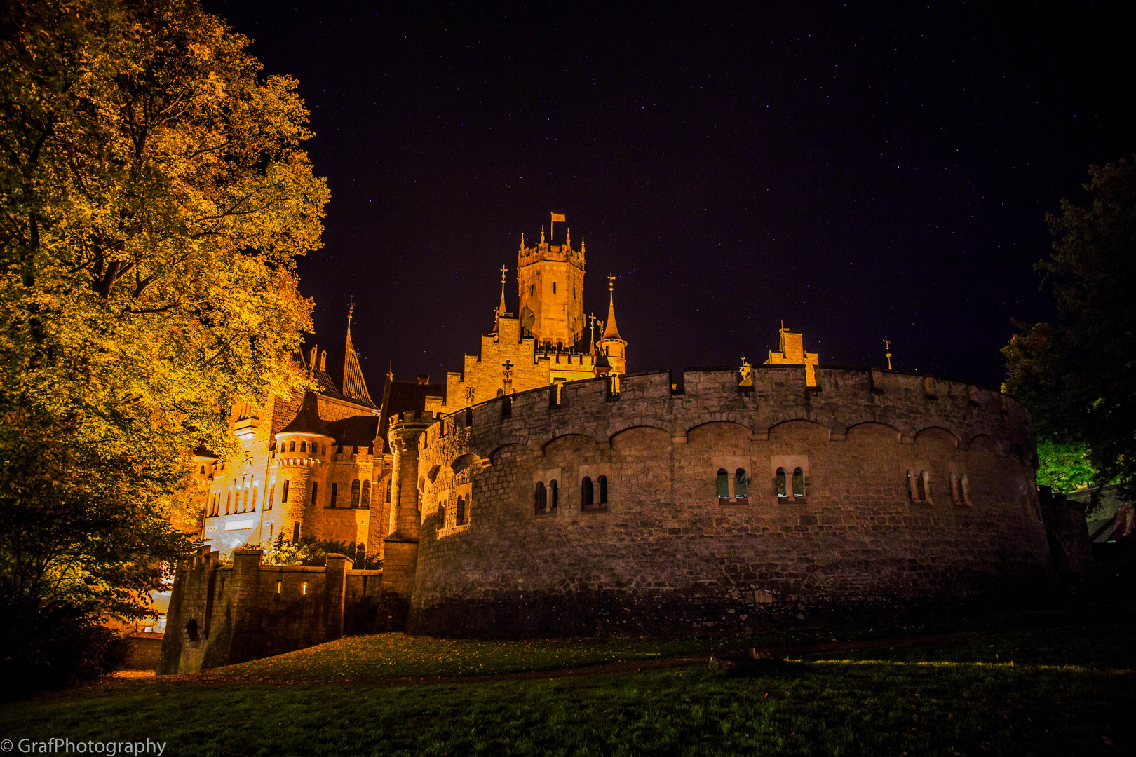 Marienburg bei Nacht