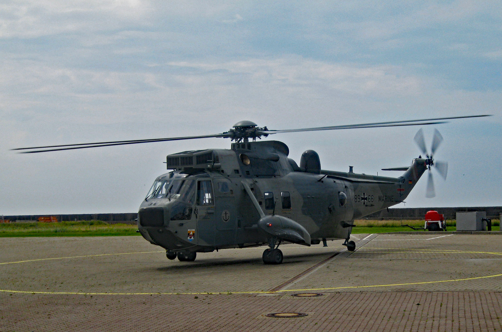 Marieneflieger auf Helgoland