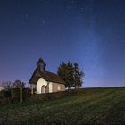 Marienkapelle Rülzheim in klarer Nacht