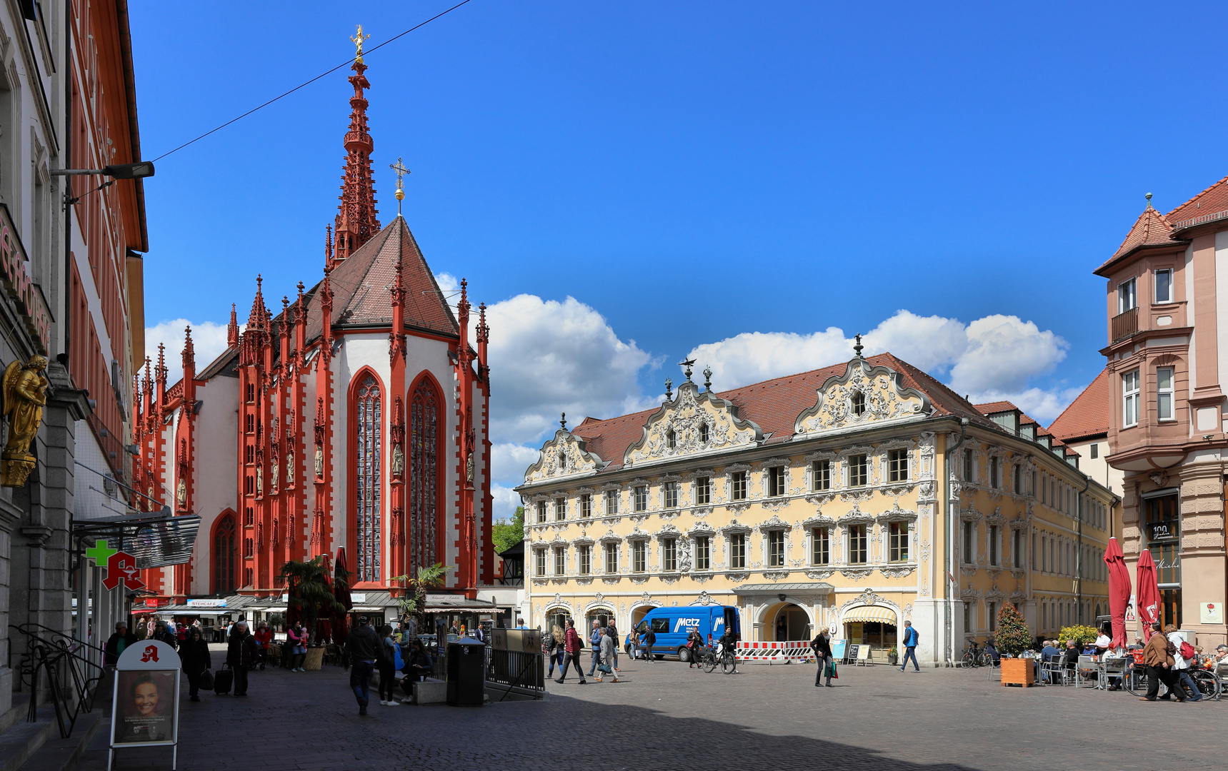 Marienkapelle und Falkenhaus - Würzburg