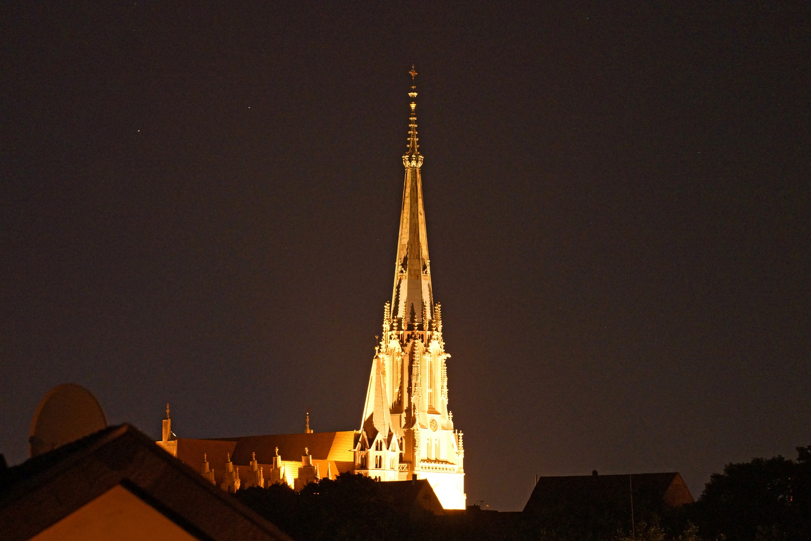 Marienkirche bei Nacht