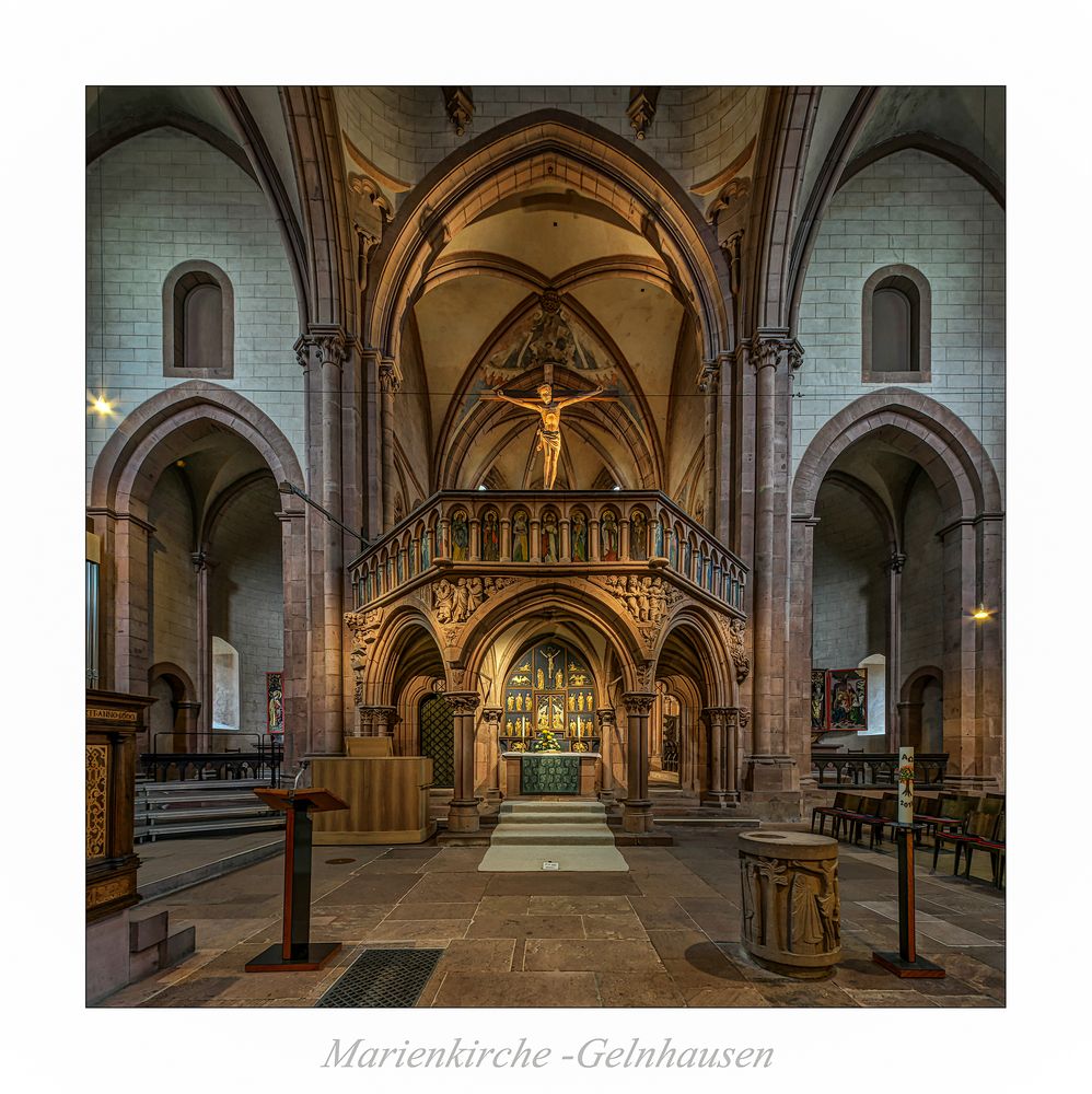 Marienkirche - Gelnhausen " Gott zu Gefallen..."