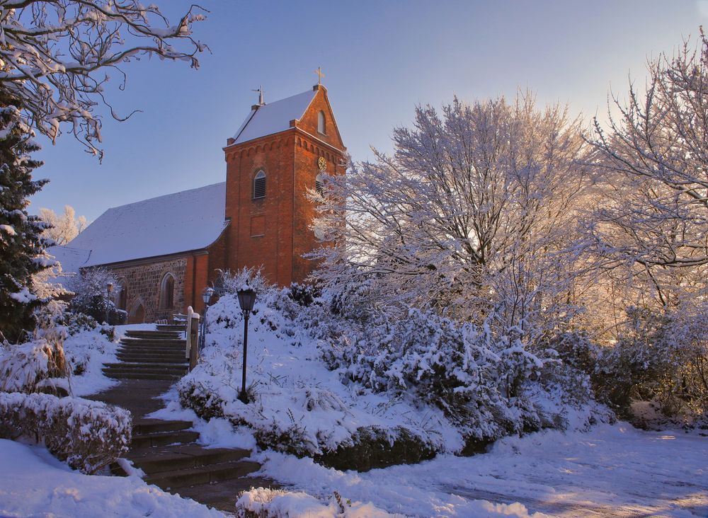 Marienkirche im Winterlicht