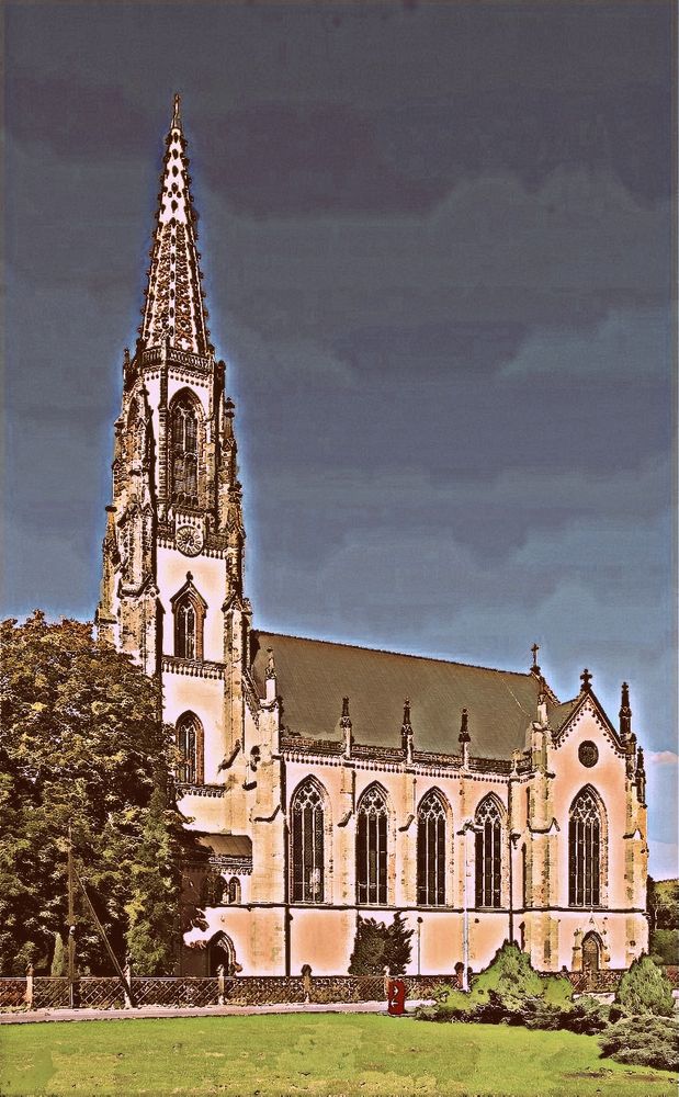 Marienkirche in Bogatynia (Polen) Foto & Bild architektur, sakralbauten, außenansichten von