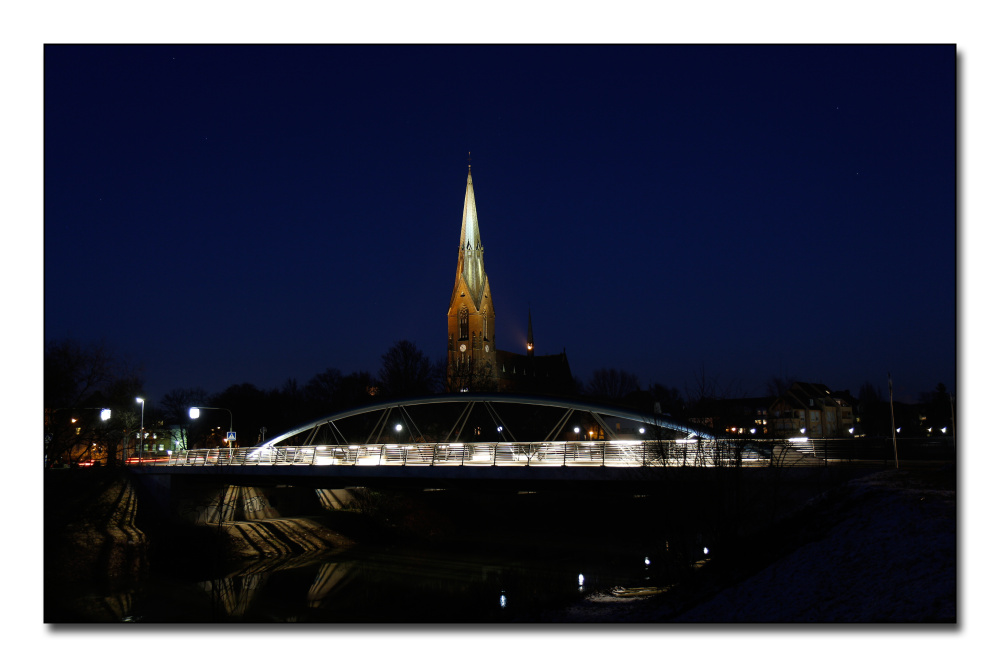 Marienkirche Lünen bei Nacht